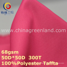 Polyester Pongee Plain Dyeing Fabric for Sportswear Textile (GLLML276)